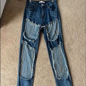 Bedazzle Skinny Jeans.